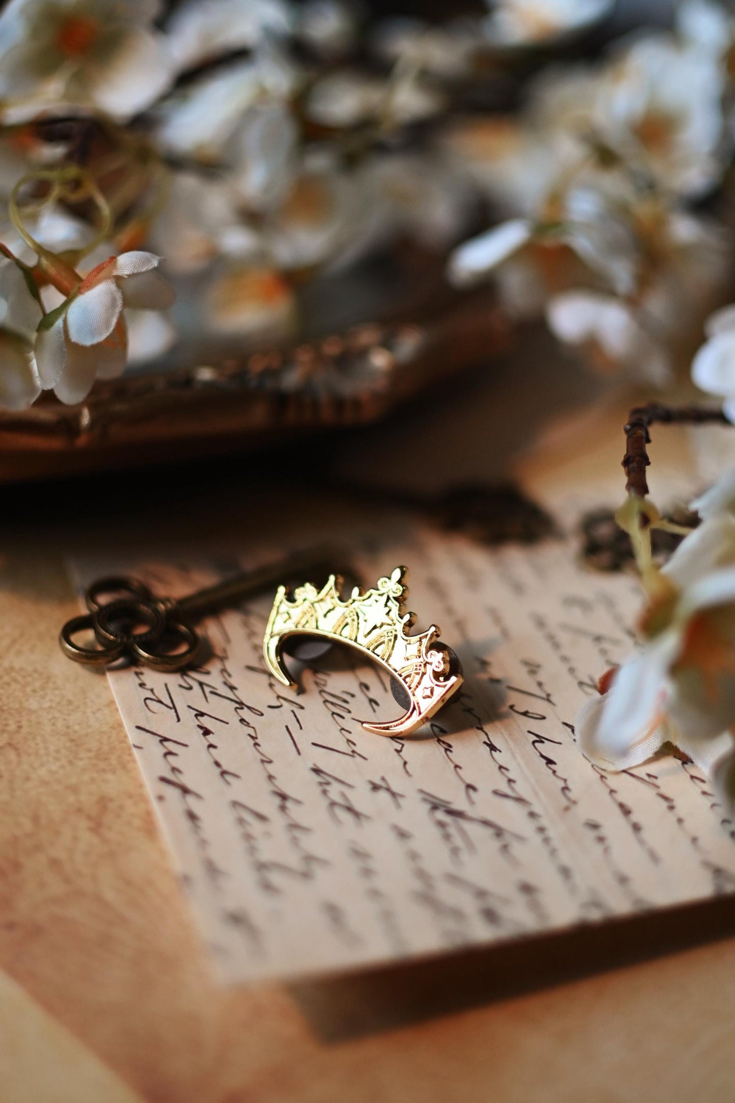 The Golden Crown Enamel Pin