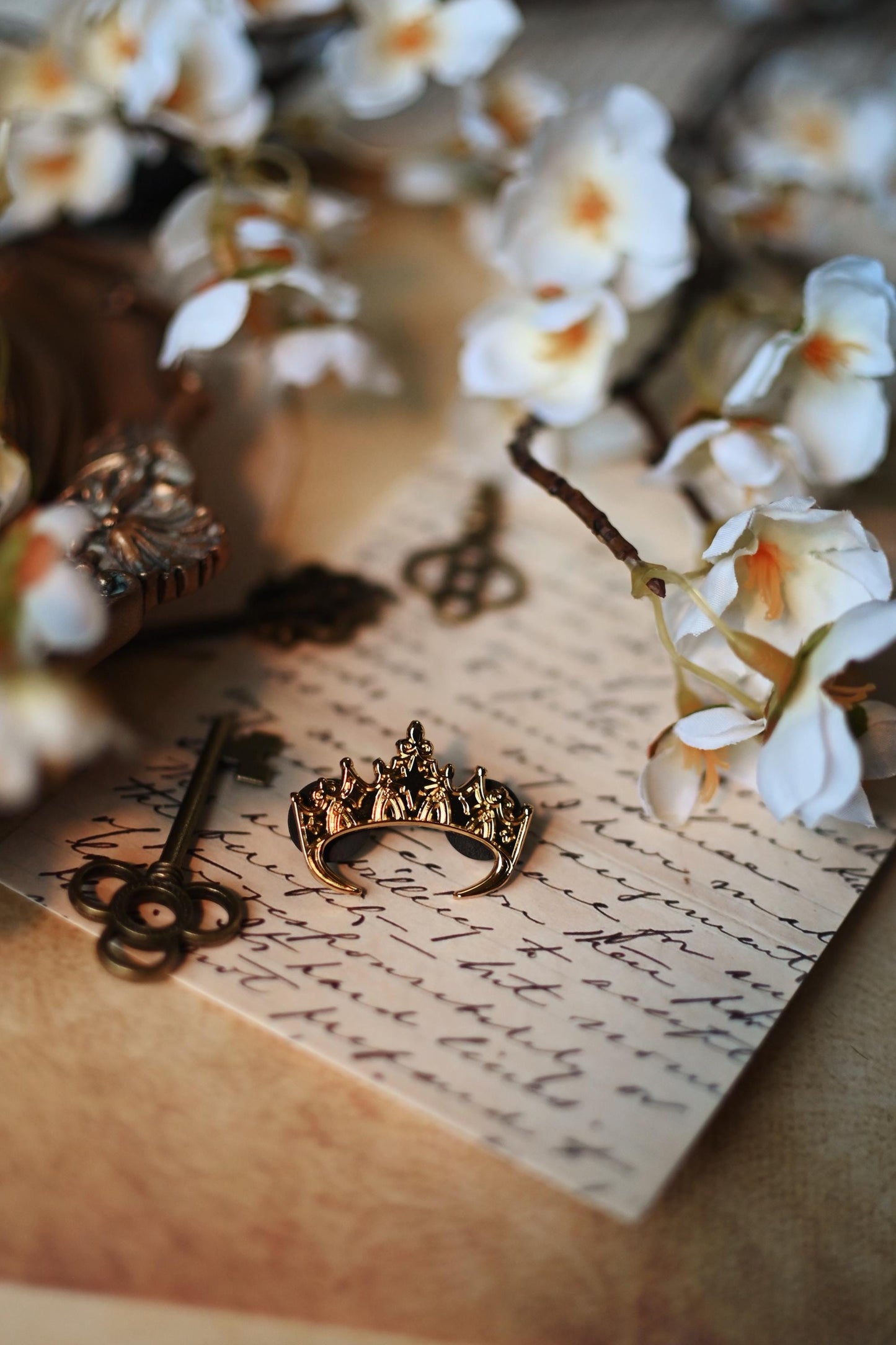 The Golden Crown Enamel Pin