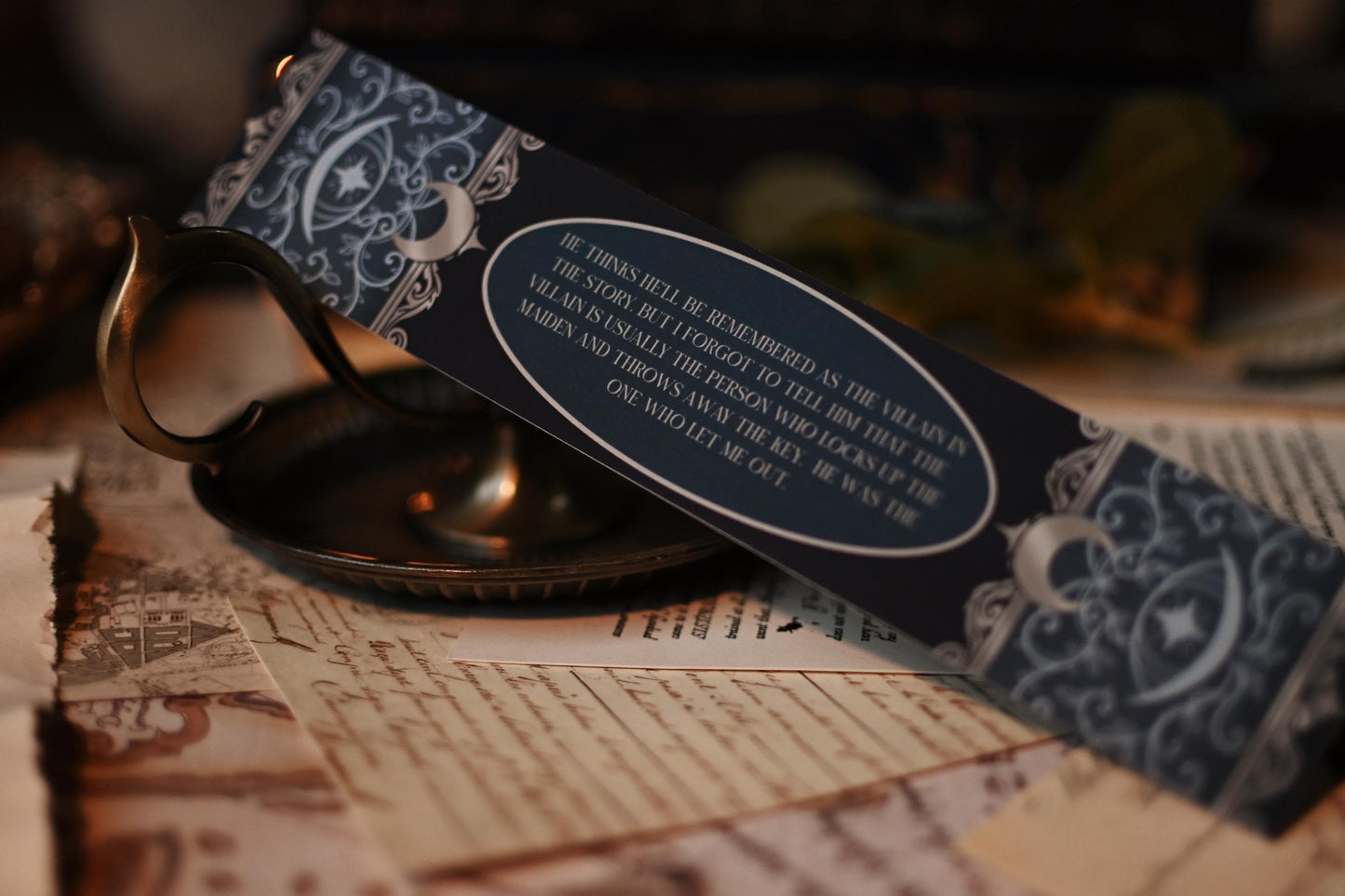 A Court of Mist and Fury Foil Bookmark double sided // Officially licensed by Sarah J Maas