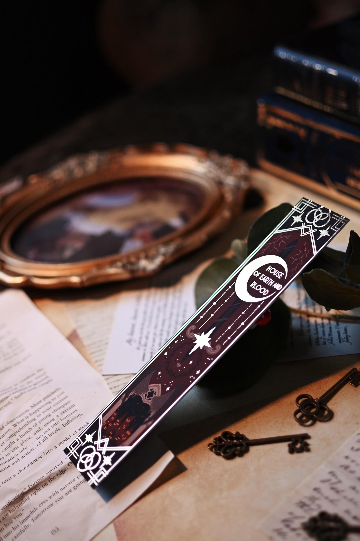 House of Earth and Blood foil bookmark Officially Licensed