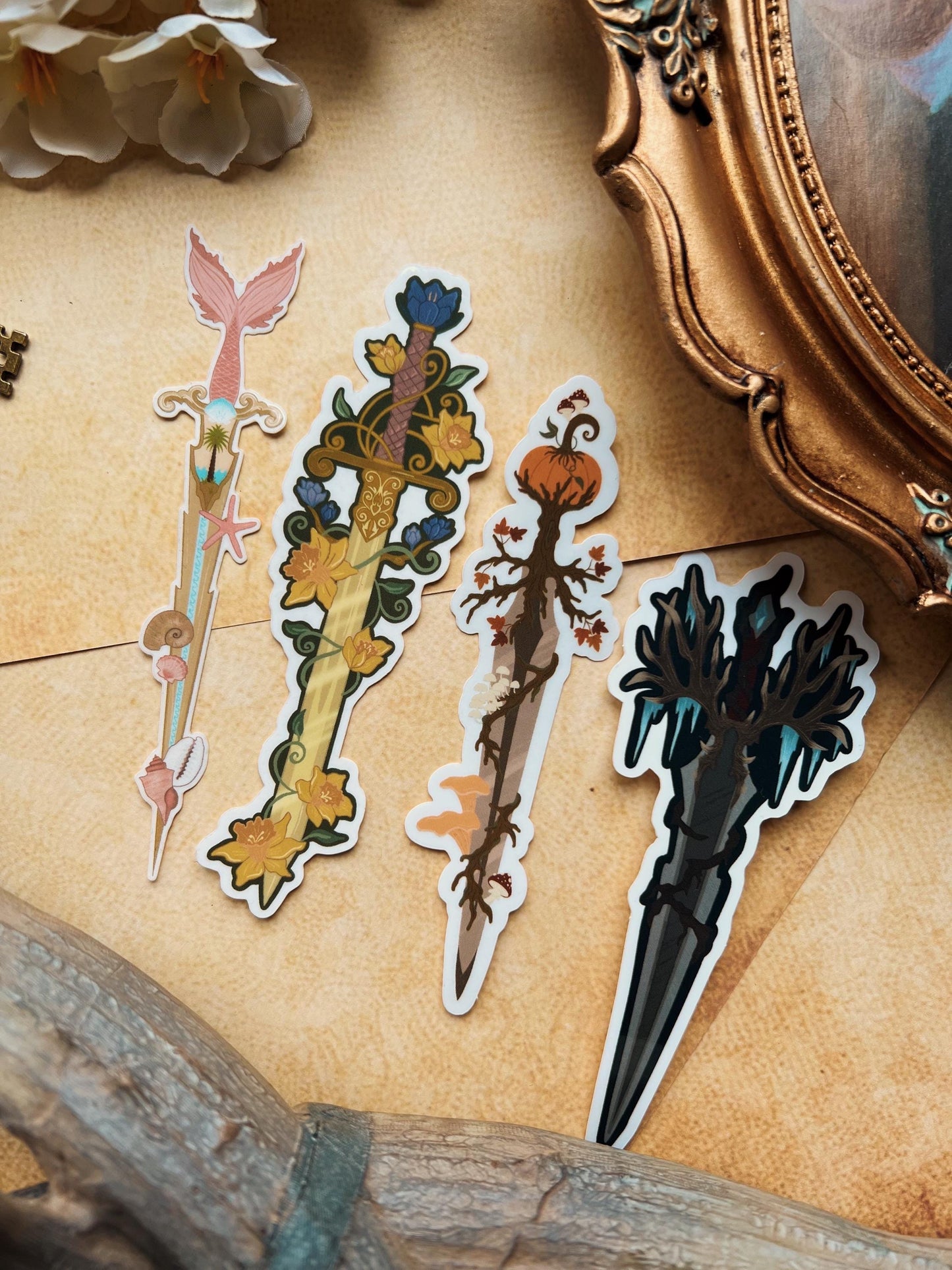 Seasonal Stickers Spring/Summer/Autumn Single and Trio
