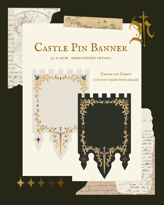 Castle Pin Banner PRE ORDER