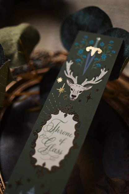 Officially Licensed Throne of Glass Foil Bookmark