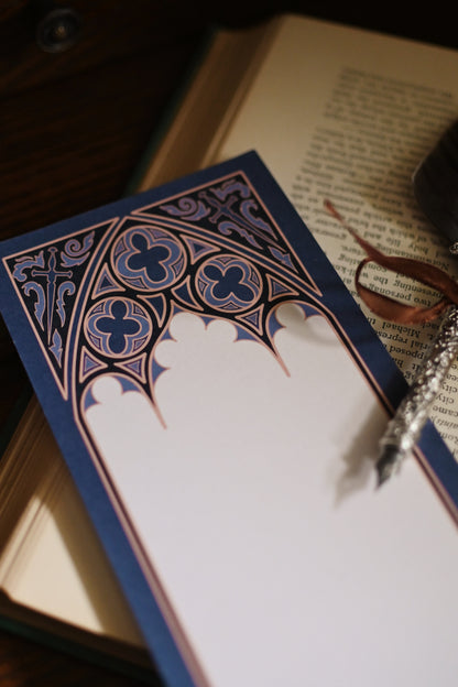 Cathedral Gothic Notepad / List pad / Memo Pad