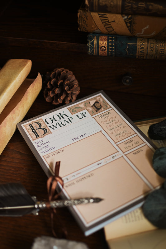 Reading Wrap Up Bookish Notepad