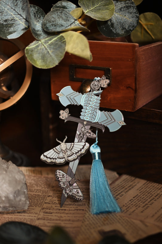 'A Knight's Promise' The Knight and The Moth Enamel Bookmark