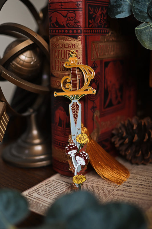 The Fae Queen Sword Enamel Bookmark