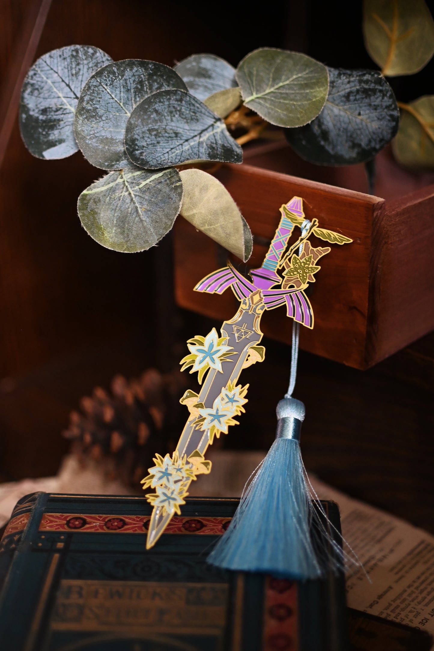 Link's Master Sword With Korok Enamel Bookmark