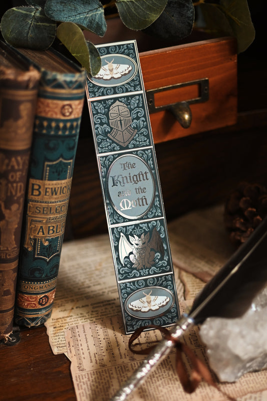 The Knight and The Moth Book Spine Bookmark