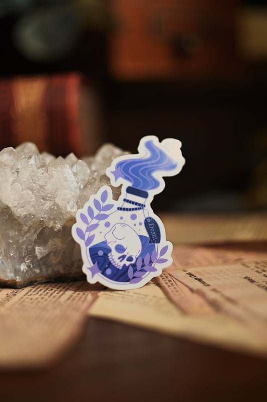 Death Potion Bottle Sticker
