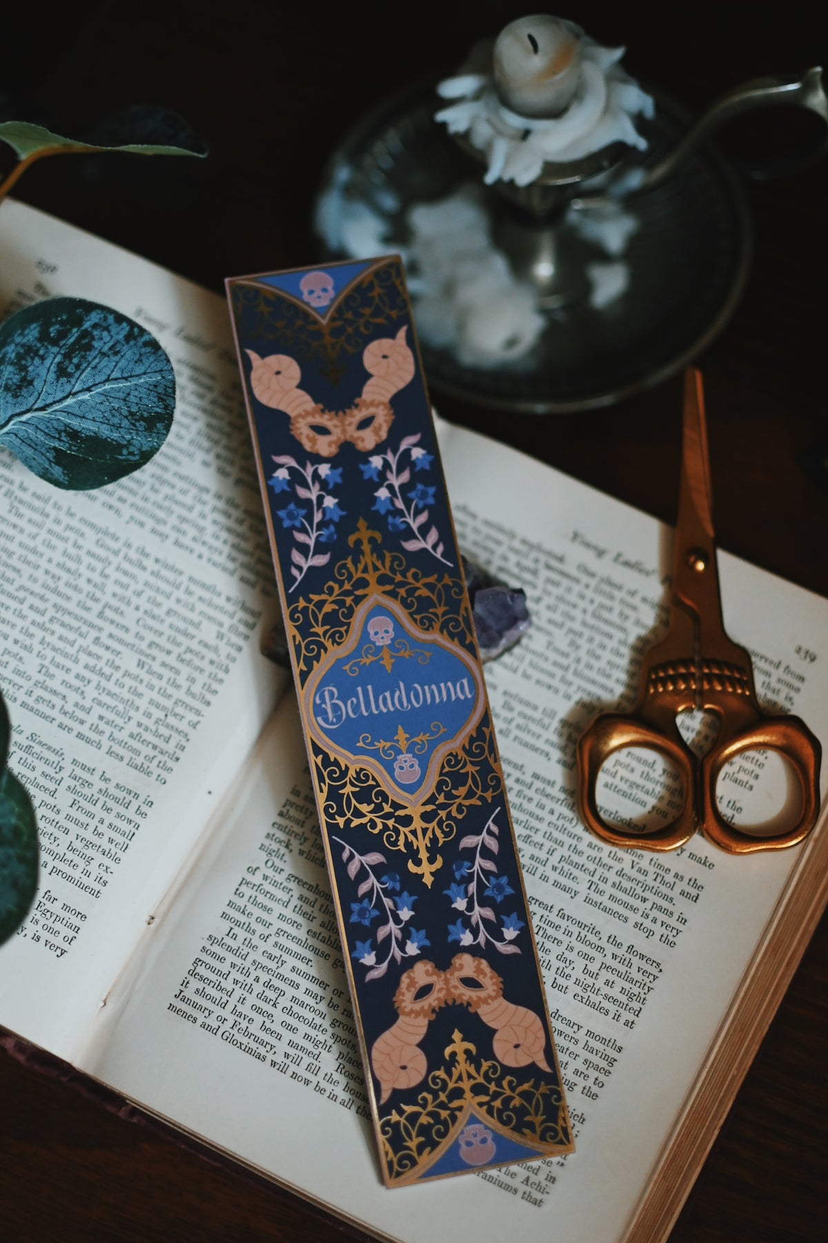 Belladonna Inspired Book Spine Bookmark