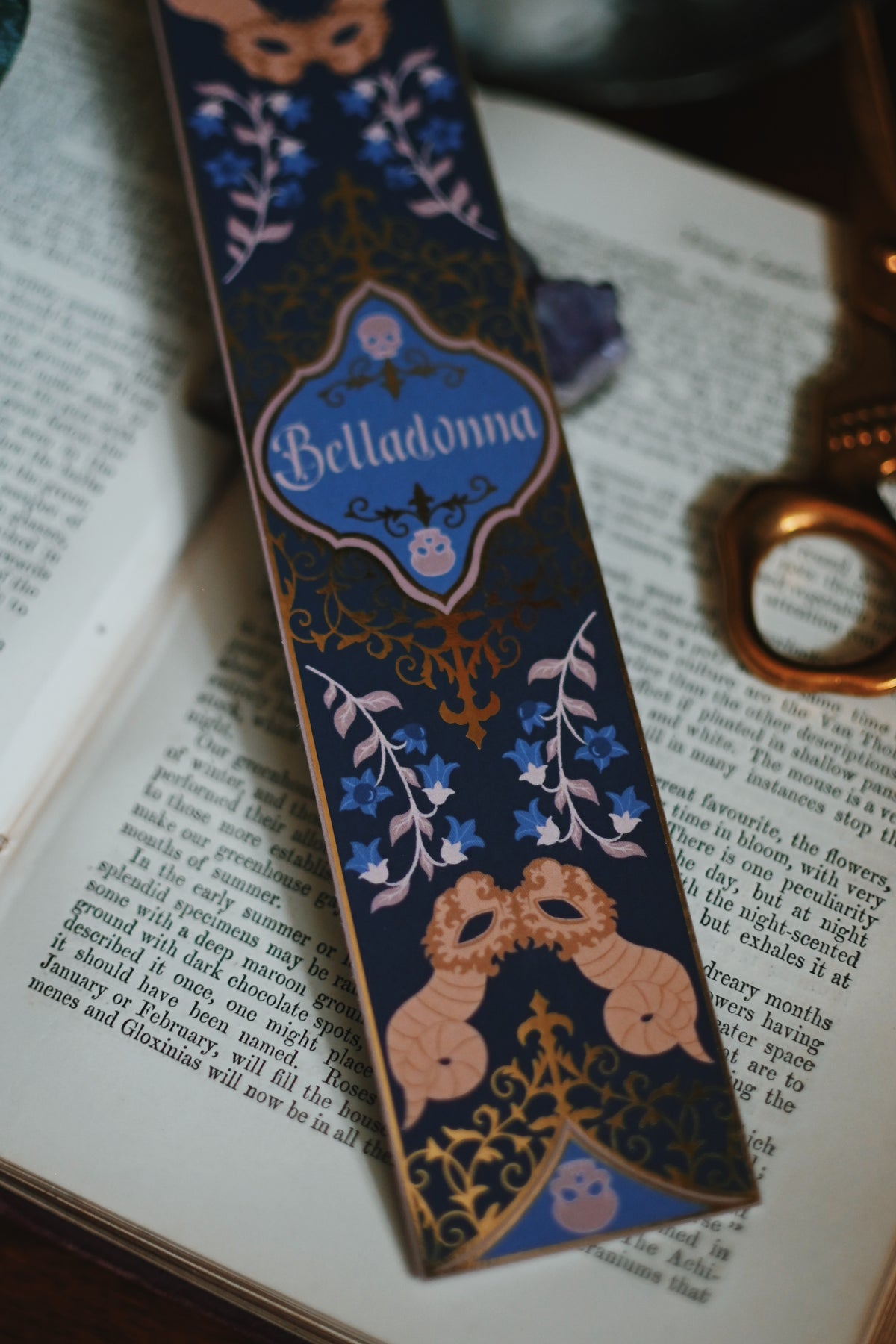 Belladonna Inspired Book Spine Bookmark
