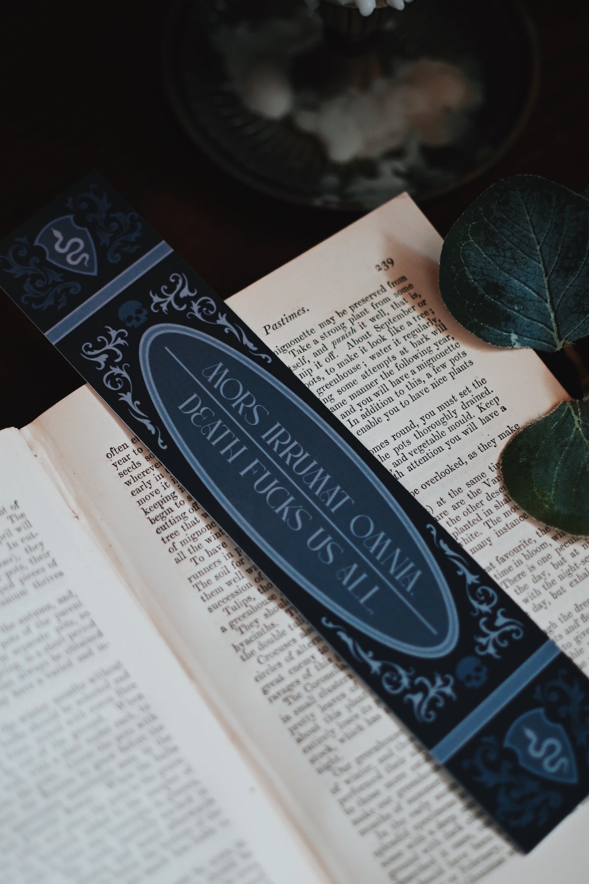 Ninth House Inspired Book Spine Bookmark