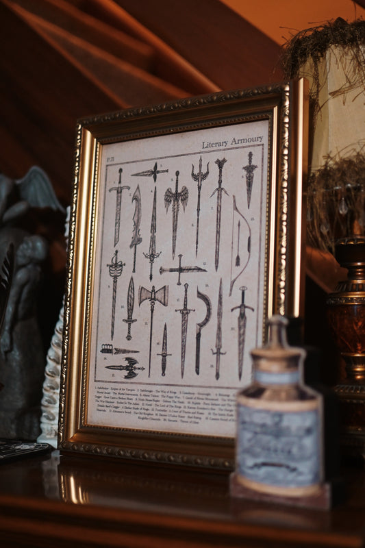 Literary Armoury Print
