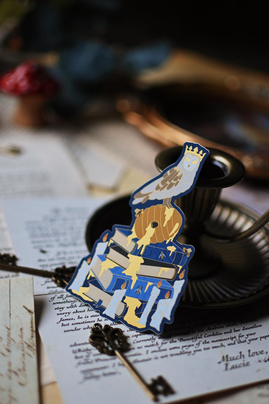The Starless Sea Gold Foil bookish sticker