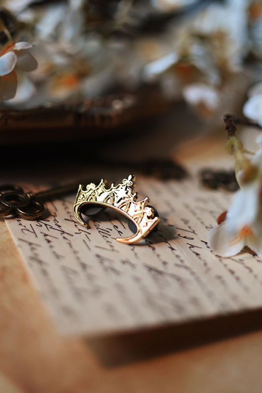 The Golden Crown Enamel Pin