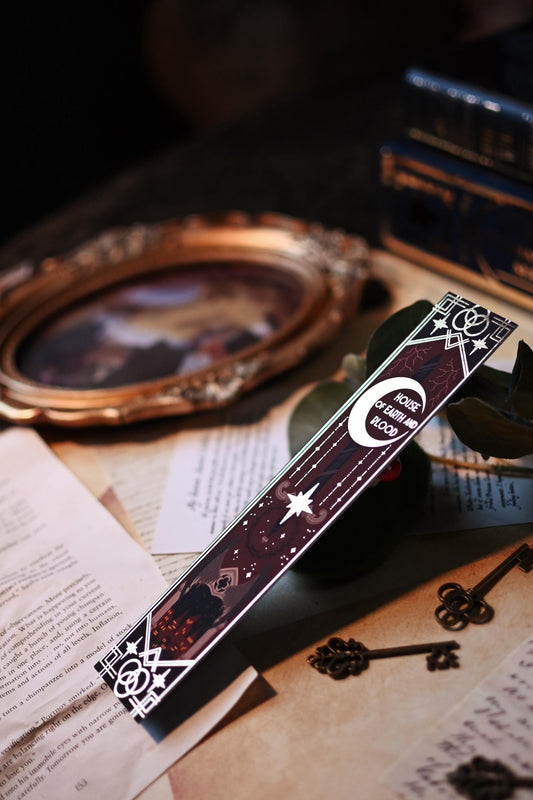 House of Earth and Blood foil bookmark Officially Licensed