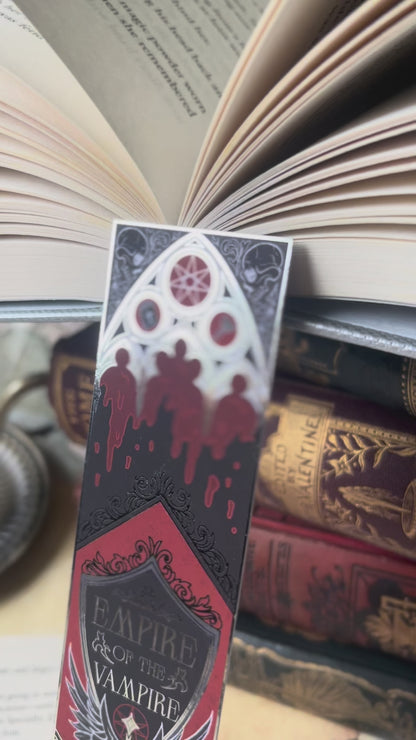 The Empire of The Vampire Inspired Book Spine Bookmark