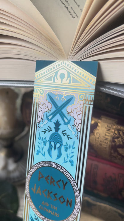 Percy Jackson Inspired Book Spine Bookmark